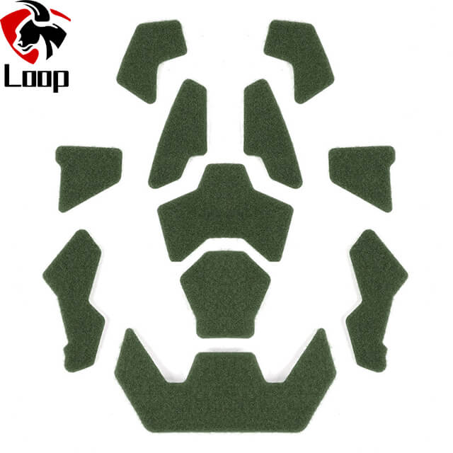 FAST Helmet Specific Shape Adhesive Backing Modified Helmet Patch High Cut Helmet Velcro