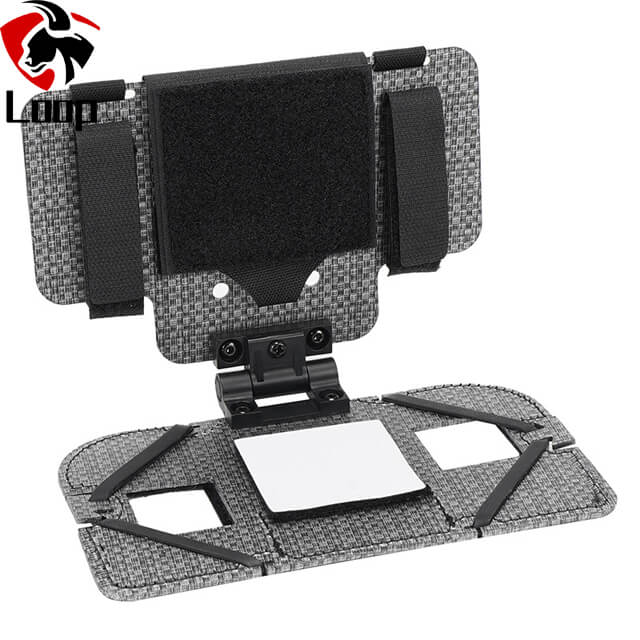 Outdoors Fold Mobile Phone Storage Bag Lightweight Design MOLLE Mount Woolen Fabric Navigation Support Kit Tactical Navigation Panel