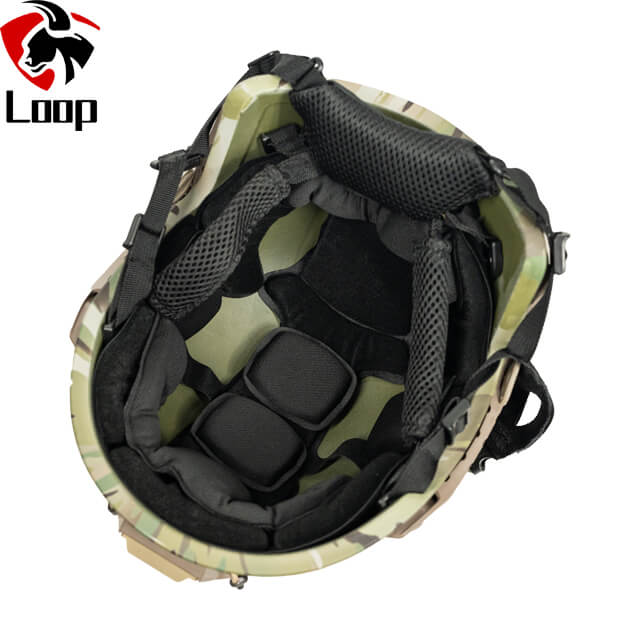 Customizable Fast Camouflage Velcro High Cut Protection Tactical Ballistic Helmet