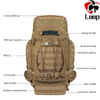 Tactical Backpack Military Rucksack Traveling Hiking Outdoor 90L