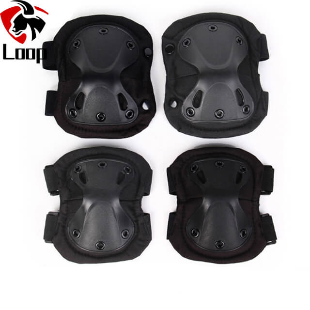 Wear Resistant Sturdy Protect High Quality Tactical Knee Pads Set of Four Pieces
