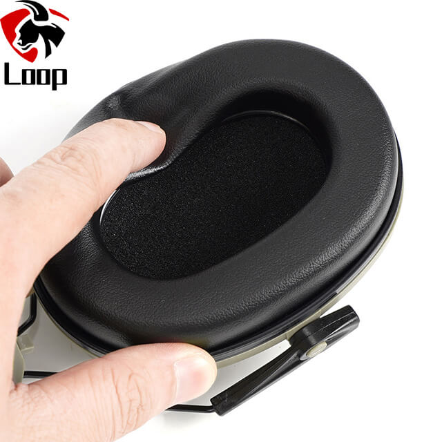 Cow Horn Headphone Stand Protection Fit for FAST Helmet Noise Reduction Professional IPSC Tactical Headphones