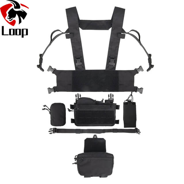 Chest Mount Outdoor Sports Lightweight Load Vest Set