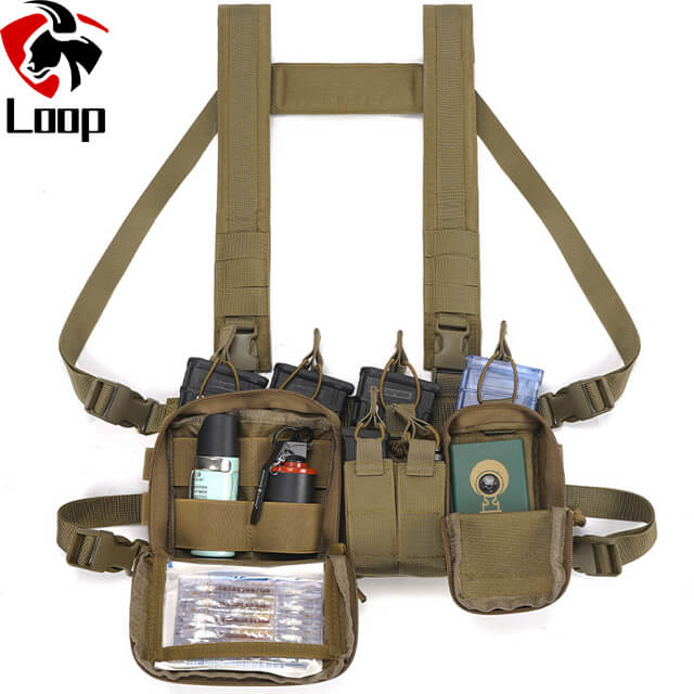 1000D Multifunctional Quick Release Chest Rig Lightweight Combat Vest TCM Tactical Vests