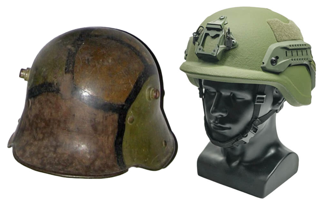 Ballistic Helmets Evolution