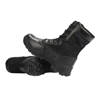 Black Heeled Standard Combat Tactical Military Combat High Boots