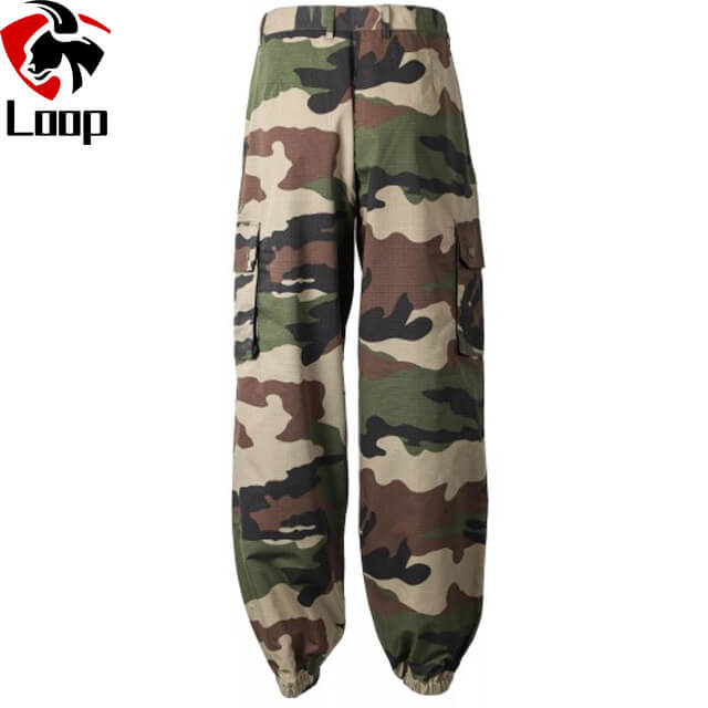 Rip Stop Cloth Camouflaged Jacket And Pant French Army F1F2 Military Uniforms