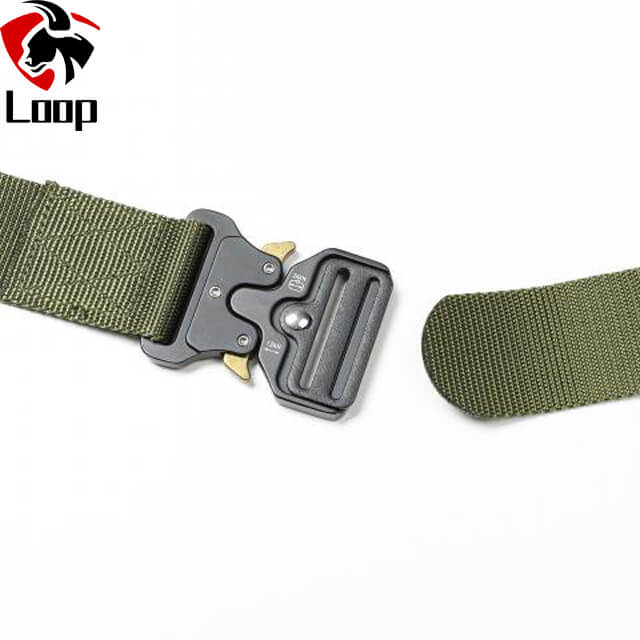 Nylon Outdoor Adjustable Tactical Combat Duty Belt With Quick Release Buckle