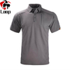 Outdoor Tactical T Shirt Men′ S Sports Sweaty Moisturizing Function Fast Dry Clothing Elastic Leisure Lapel Speed Dry Short Sleeves