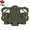 Tactical Alloy Navigation Board Molle Mount Mobile Phone Board Carrier Tactical Vest Universal Folding Mobile Phone Holder