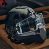 Night Vision Mandible Goggles Ballistic Helmet With Face Shield