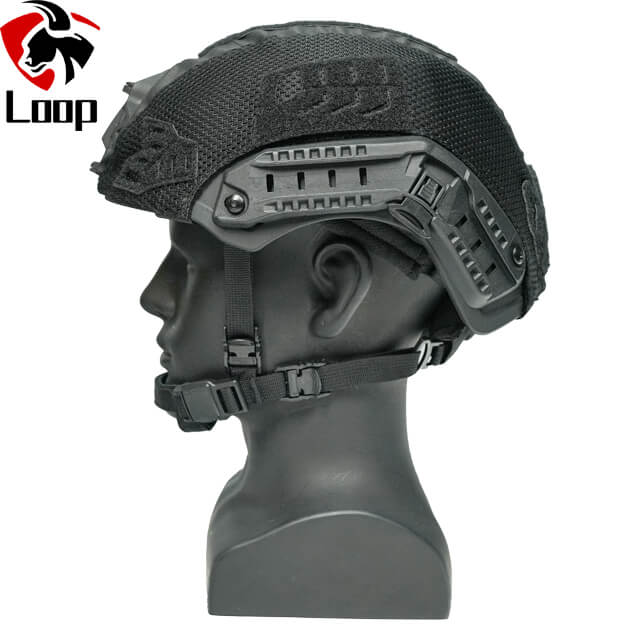 All Round Capable Protection Extensible Tactical Army Task Black Ballistic Helmet