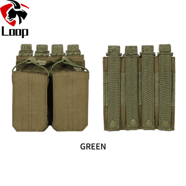 Tactical War Game Outdoor Rifle Double Magazine Bag