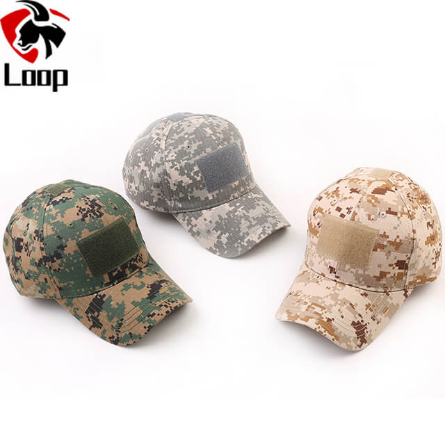 Military Enthusiast Tactical Camouflage Baseball Cap Velcro Breathable Sunshade Peaked Cap