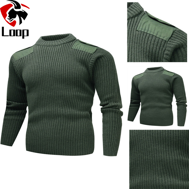 Green Tactical Training Long Sleeved Tactical Sweater