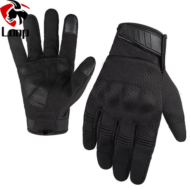 Nylon Fabric Anti-collision Tactical Gloves With Touchscreen Function