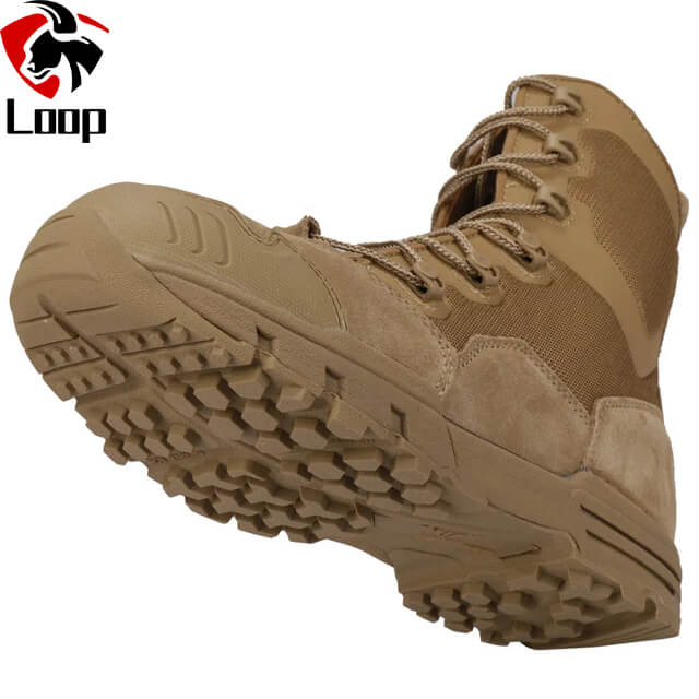 Leather Skin Wear Resistant Climbing Mountains Outdoors Hiking Anti-slip Tactical Boots