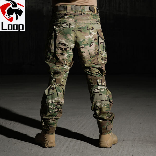 Camouflage Pants Frog Costume Outdoors Teflon Wear Resistant Elasticity Adjustment Breathable Tactical Pants