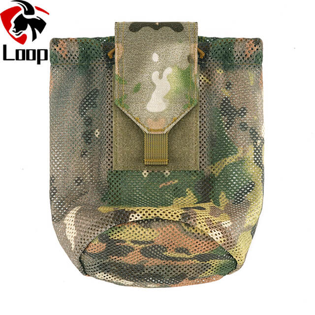 1000D Nylon Molle Garbage Storage Bag Hip Pouch-style Tactical Folding Grid Tactical Recovery Bag
