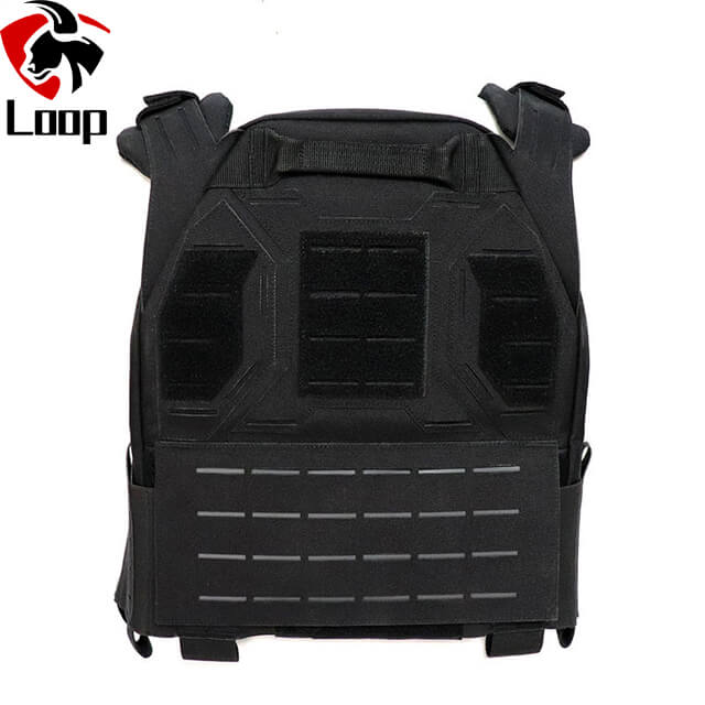 New Design Laser Cut Protection Army IIIA Police Black Tactical Bulletproof Vest