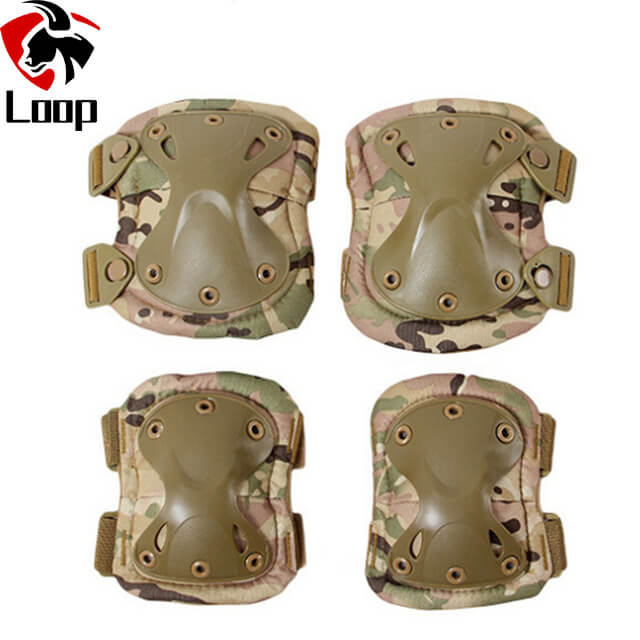 Wear Resistant Sturdy Protect High Quality Tactical Knee Pads Set of Four Pieces