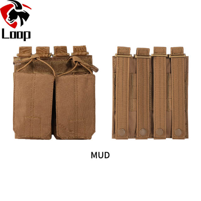 Tactical War Game Outdoor Rifle Double Magazine Bag