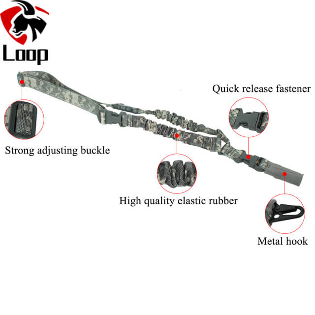 Single Point Tactical Gun Sling Outdoors Crossbody Style Quickly Dismantle Tactical Single Point Gun Strap