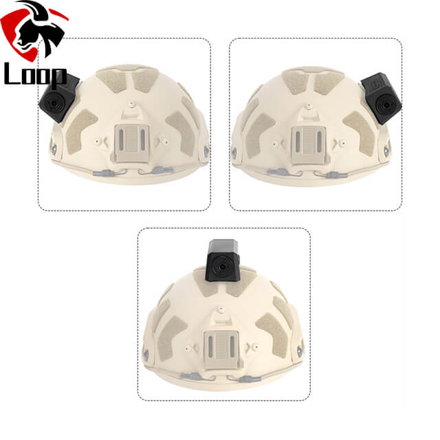 Tactical Helmet Camera Multi Angle HD Quality Take Photos Allowed Monitoring Exercise Biking Recorder