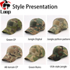 Military Enthusiast Tactical Camouflage Baseball Cap Velcro Breathable Sunshade Peaked Cap