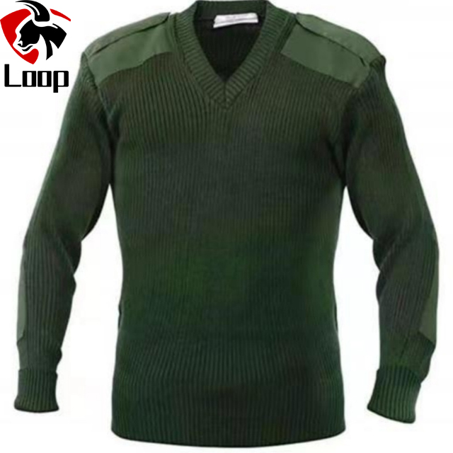 Green Tactical Training Long Sleeved Tactical Sweater