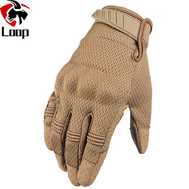 Nylon Fabric Anti-collision Tactical Gloves With Touchscreen Function