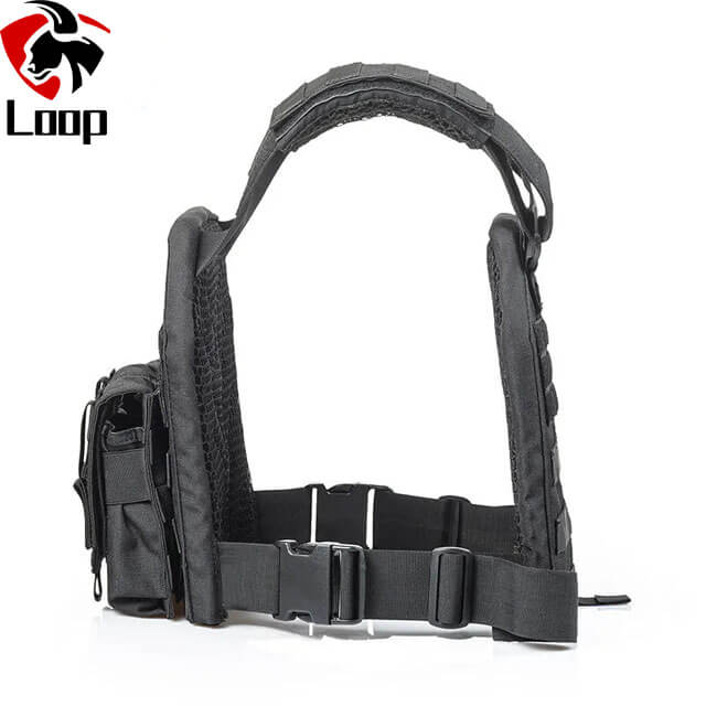 Lightest Military Vest Black Tactical Molle Rapid Ballistic Vest