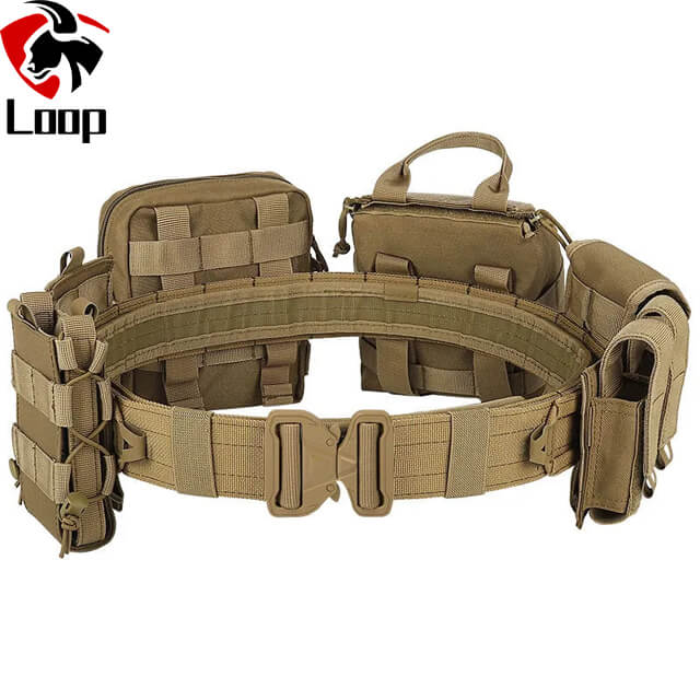 Special Team Battlefield Action Removable Adjustable Black Tactical Belt