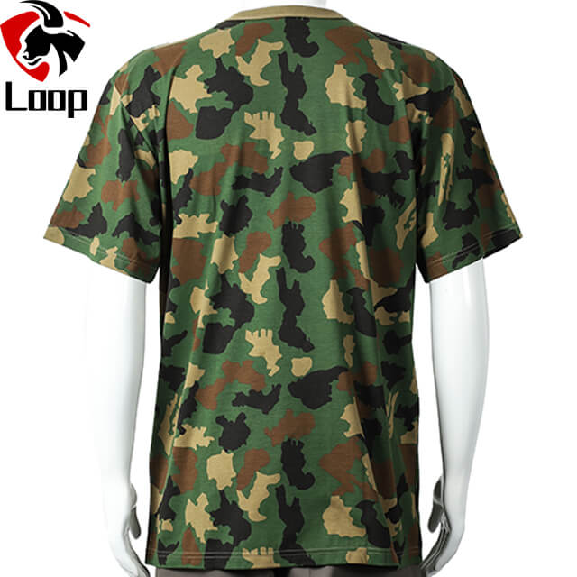 Breathable Tactical Combat Camouflage T Shirt for Men