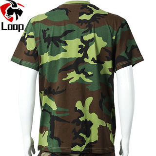 Tactical Army Breathable Polyester Clothes Combat T Shirts