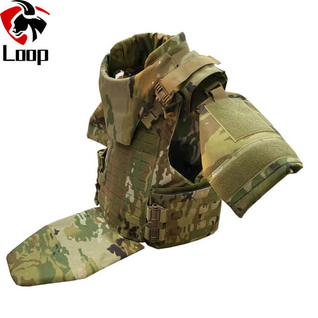 Military Camouflage Tactical Full Protection Polyester Bulletproof Vest On Sale