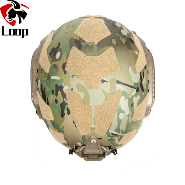 Customizable Fast Camouflage Velcro High Cut Protection Tactical Ballistic Helmet