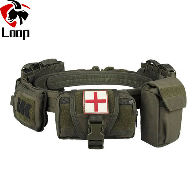 Patrol Outdoors Police Task Multifunctional Modularization Tactical Belt