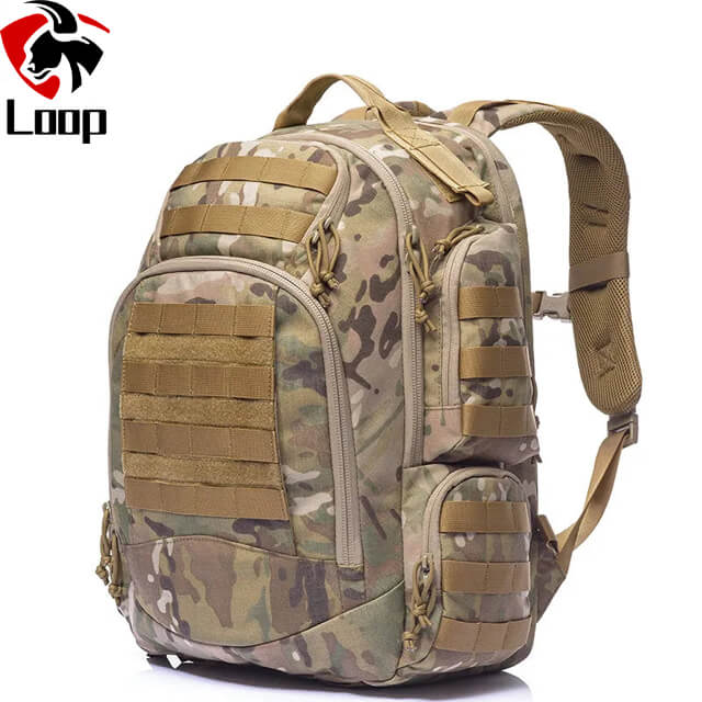 Outdoor Equipment Backpack All Terrain Camouflage Army Fan Bag Water Repellent Tactical Backpack
