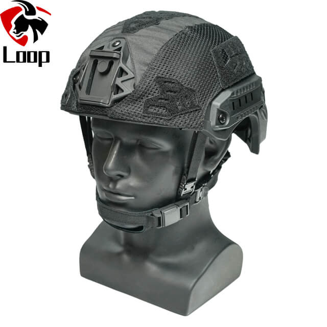 All Round Capable Protection Extensible Tactical Army Task Black Ballistic Helmet