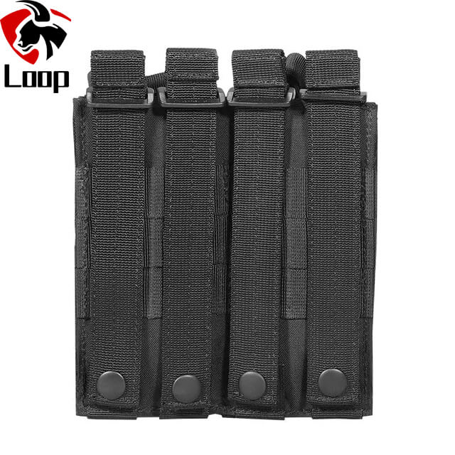 Tactical War Game Outdoor Rifle Double Magazine Bag
