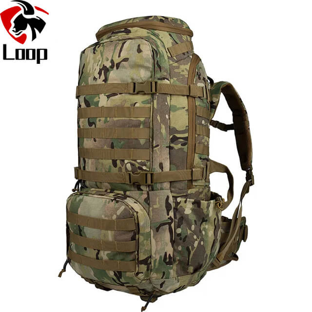 Tactical Backpack Camping Riding Hiking Bag 65L