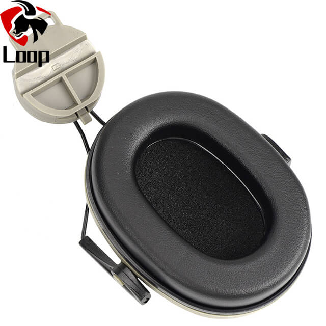 Cow Horn Headphone Stand Protection Fit for FAST Helmet Noise Reduction Professional IPSC Tactical Headphones