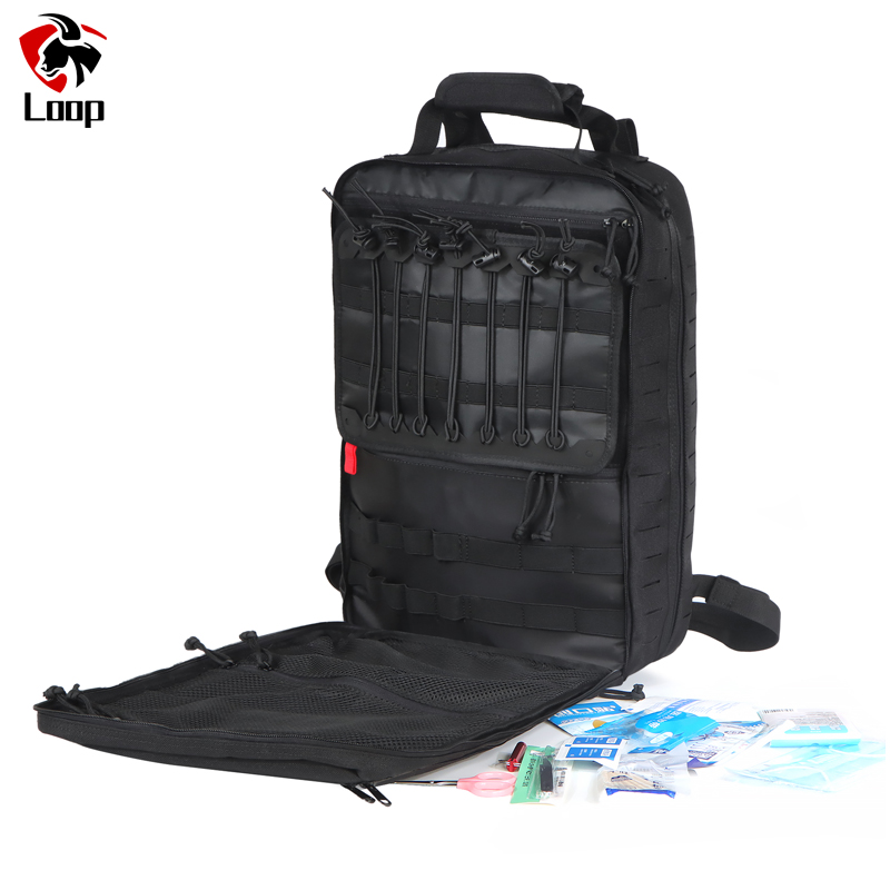 Large Capacity Army Hiking Black Tactical Backpack