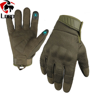 Guantes t&aacute;cticos anticolisi&oacute;n de tela de nailon con funci&oacute;n de pantalla t&aacute;ctil