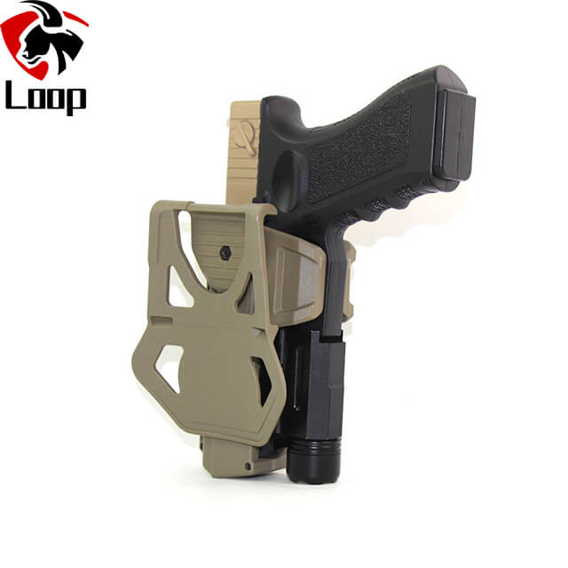 Glock Tactical Quick Draw Holster G17 G19 911 Install Flashlight Portable Waist Gun Holster