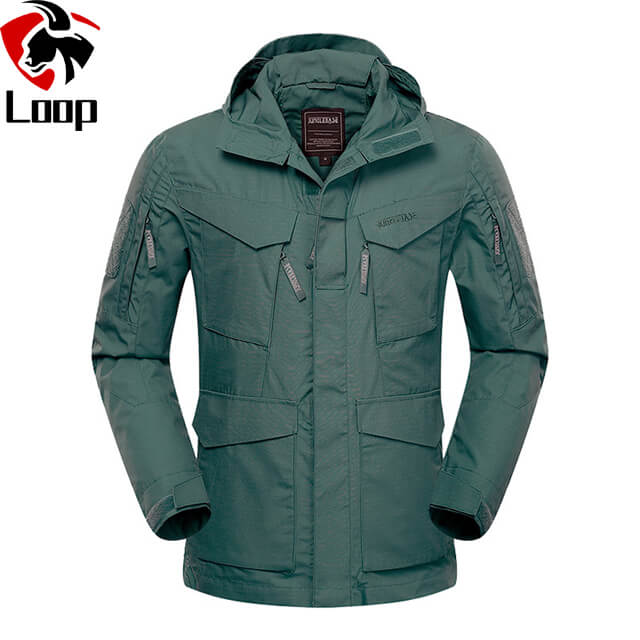 Winter Outdoor Men′ S Tactical Trench Coat Camouflage Jacket