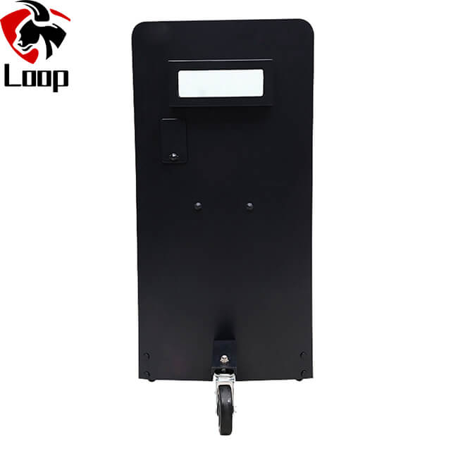 Practical Special Police Unit Tactical Wheel Type Ballistic Shield