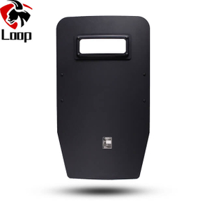 War Game Army Task Protect Black Leve 3A Handheld Steel Ballistic Shield