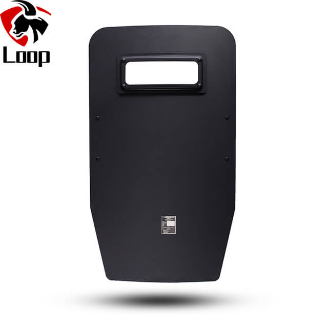 War Game Army Task Protect Black Leve 3A Handheld Steel Ballistic Shield